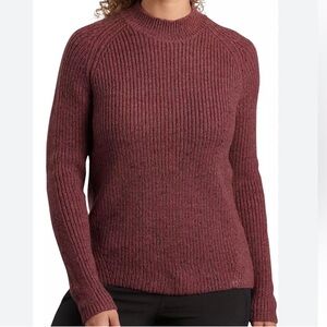 Kuhl Women's Burgundy Turtleneck Sweater